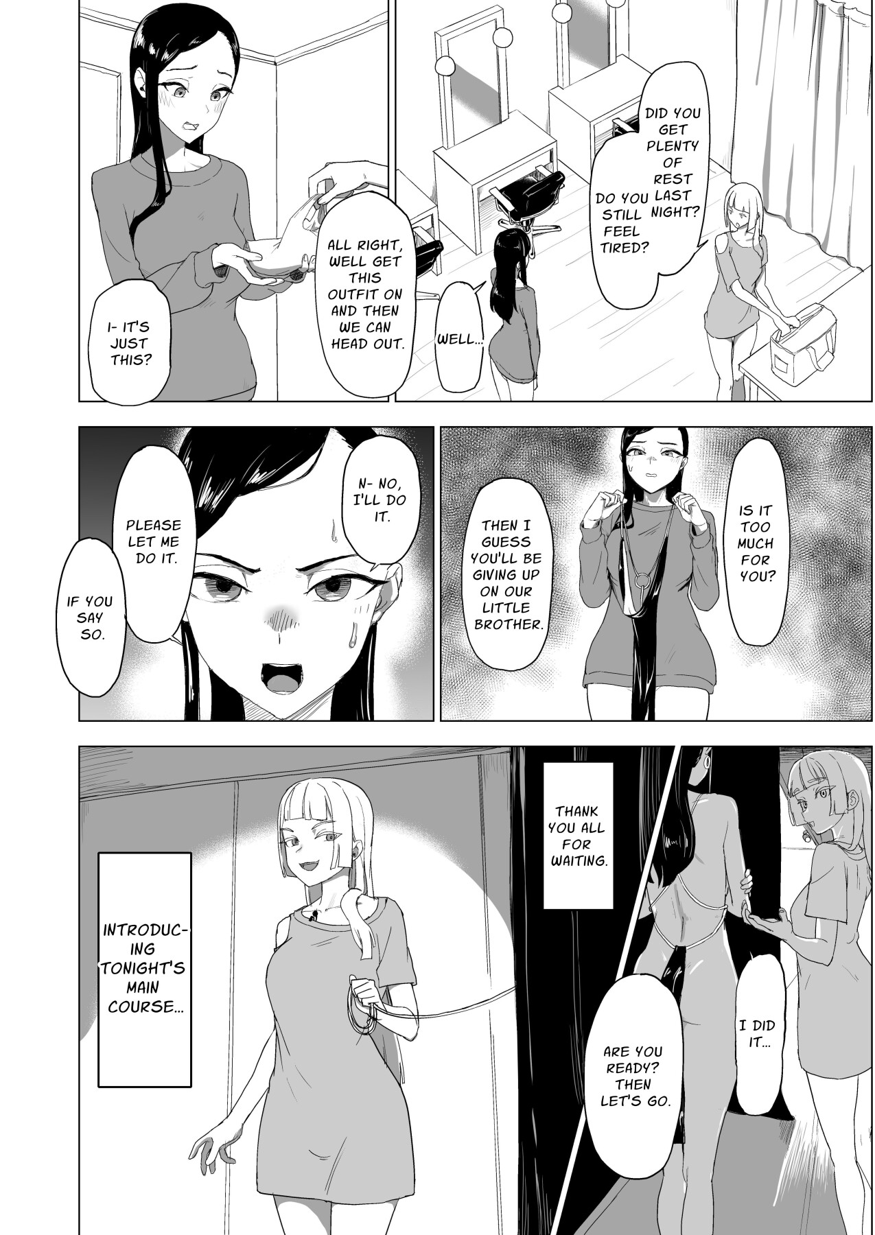 Hentai Manga Comic-Let's Make Our Brother's Girlfriend Do Some Masochistic Play-Read-28